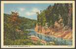 USA Postcard The Palisades, Winooski River, Vermont - Montpelier