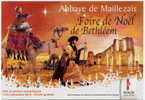 Carte Publicitaire Abbaye De Maillezais - Foire De Noël De Bethléem - Maillezais