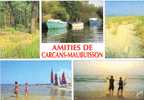 CPM De CARCANS MAUBUISSON  (33) -  La Forêt - Le Lac - Dune - La Plage - Surfeurs.. - Carcans