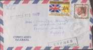 Flag, Olympic, Sports, Commercial Cover To England, Honduras - Honduras