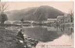 POULSEUR L'OURTHE ET LE PONT DE CHANXHE  (HOMME FUMANT LA PIPE)  1906 - Comblain-au-Pont