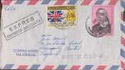 Flag, Olympic, Sports, Commercial Cover To England, Honduras - Honduras