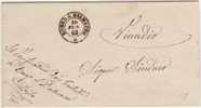 1863 Lettera Da BORGO SAN DALMAZZO A VINADIO - Sardinia