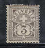 H64 - SVIZZERA 1882, 3 C. Unificato N. 64  * - Unused Stamps