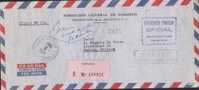 Honduras Official Cover, Postage Paid, Sent To Netherlands - Honduras