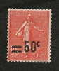 FRANCE  -   N°  221 -  SEMEUSE - * - Cote  2,30  Euros - 1903-60 Sower - Ligned