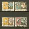 NEDERLAND 1953 Child Welfare 612-616 Used 4 Values Only Thus Not Complete - Gebraucht