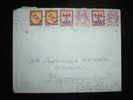 LETTRE BLASONS ET CHAINES TARIF A 3 F OBL.MECANIQUE VARIETE 16-09-1946 VERSAILLES RP SEINE ET OISE (78 YVELINES) - Posttarife