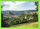 NAJAC - VUE AERIENNE DE LA VILLE ET DU CHATEAU - Carte écrite En 1976 - Najac