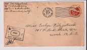 U.S. Army Postal Service 1945 Passed By Army Examiner 36327 - From TSgt F.W. Fitzpatrick Hq 73rd Bomb Wing - 2c. 1941-1960 Lettres