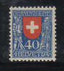 H191 - SVIZZERA 1922 ,  Pro Juventute N. 191  *  Linguella Forte - Unused Stamps