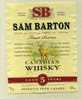 - ETIQUETTE SAM BARTON . CANADIAN WHISKY - Whisky