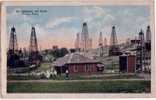 CPA METIER Belle Carte Postale An Oklahoma Oil Field Tulsa Okla Animée Petrole - Other & Unclassified