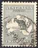 Australia 1915 2d Grey Kangaroo 3rd Watermark (Wmk 10) Used - Actual Stamp - Charters Towers? - SG35 - Usados
