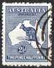 Australia 1915 21/2d Deep Blue Kangaroo 3rd Watermark (Wmk 10) Used - Actual Stamp - Nice CDS - SG36 - Usati