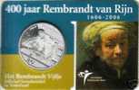 @Y@  Nederland  5 Euro Rembrandt Van Rijn     Coincard   Zilver - Pays-Bas