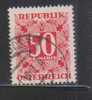 Austria 1949 Used, Postage Due, 50h Folded - Portomarken