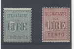 ITALY - 1884, 2 VALUES - V3142 - Mint/hinged