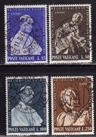 CITTÀ DEL VATICANO VATICAN VATIKAN 1964 ESPOSIZIONE NEW YORK EXHIBITION SERIE COMPLETA COMPLETE SET USATA USED OBLITERE' - Used Stamps