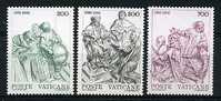 VATICAN / 734-736 / CALENDRIER GREGORIEN / ETUDE DU GLOBE / LECTURE - Unused Stamps