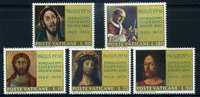 VATICAN / 505-509 / PEINTURE / VISAGE DU CHRIST / DURER / PAPE PAUL VI - Unused Stamps