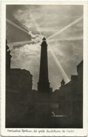 AK Borkum Leuchtturm Bei Nacht ~1940 #27 - Borkum