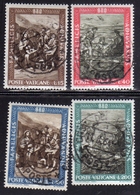 CITTÀ DEL VATICANO VATICAN VATIKAN 1963 CAMPAGNA MONDIALE CONTRO LA FAME HUNGER SERIE COMPLETA COMPLETE SET USATA USED - Oblitérés