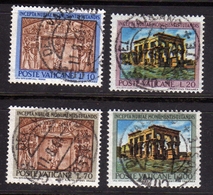 CITTÀ DEL VATICANO VATICAN VATIKAN 1964 MONUMENTI DELLA NUBIA MONUMENTS SERIE COMPLETA COMPLETE SET USATA USED OBLITERE' - Used Stamps