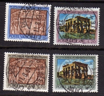 CITTÀ DEL VATICANO VATICAN VATIKAN 1964 MONUMENTI DELLA NUBIA MONUMENTS SERIE COMPLETA COMPLETE SET USATA USED OBLITERE' - Oblitérés