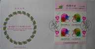 FDC 1995 Chinese New Year Zodiac Stamps S/s - Rat Mouse 1996 - Roditori