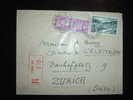 LETTRE RECOMMANDEE POUR LA SUISSE TYPE MARIANNE DE GANDON TARIF A 60 F OBL.13-01-1950 PARIS XIV (75) - Postal Rates