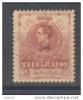 ESTGF54-3290TAN.Spain.Espagne.TELEGRAFOS.ALFO NSO Xlll.1912 (Ed 54*) Charnela.LUJO. - Ongebruikt