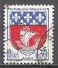 1 W Valeur Oblitérée,used - FRANCE - YT 1354 B * 1962/1965 - N° 1090-12 - 1941-66 Coat Of Arms And Heraldry