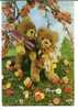 CPSM NOUNOURS OURS EN PELUCHE Cadeaux Fleurs - Jeux Et Jouets