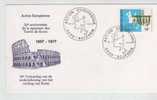 Belgium Cover Special Cancel ACTION  EUROPEENNE SCLESSIN 18-3-1978 MAP On The Stamp With Cachet - Covers & Documents