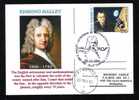 EDMOND HALLEY - ASTRONOMER & MATHEMATICIAN POSTCARD 2006  ROMANIA - Astrology