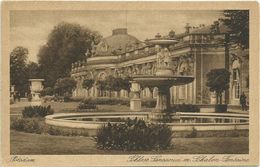 AK Potsdam Schloss Sanssouci Fontäne ~1930 #03 - Potsdam