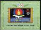 Olympiade München 1972 VAE Qiwain Block 32 Plus 33 ** 12€ Olympic Ringer Und Olympische Flamme - Umm Al-Qaiwain