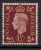 GB 1937 KGV1 BROWN 1 1/2d USED SG 464 STAMP ( 484 ) - Usati