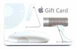 Apple  U.S.A.,  Carte Cadeau Pour Collection, Sans Valeur, # 2 Usagè (PIN SCRATCHED) - Gift And Loyalty Cards