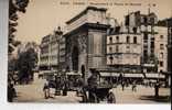 Fiacres Et Voitures  Anciennes Paris Boulevard Et Porte St Martin - Taxis & Huurvoertuigen