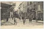 Carte Postale Ancienne Aubagne - La Rue De La République. Le Centre - Magasins, Bureau De Tabacs - Aubagne