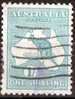 Australia 1915 1 Shilling Blue-green Kangaroo 3rd Watermark (Wmk 10) Used - Actual Stamp - Parcel - SG40 - Usati