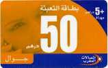 @+ Carte Jawal - Femme Orange Et Bleue - 50 + 5 - Marruecos