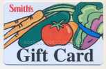 Smith's ,  U.S.A.  Carte Cadeau Pour Collection # 1 - Gift And Loyalty Cards