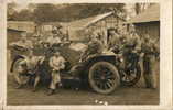 SOLDATS AUTOMOBILE Carte Photo Groupe De Militaires Et Automobile Gros Plan - Autres & Non Classés