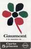 @+ CINECARTE Gaumont - Collection Fleur N°1 - Salle Parnasse (Paris) - Bioscoopkaarten