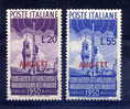 1950 - SASSONE N. 76-77 COMPLETE SET MH * - Ungebraucht