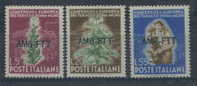 1950 - SASSONE N. 84/86 COMPLETE SET MH * - Ungebraucht