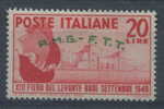 1949 - SASSONE N. 51 COMPLETE SET MH * - Ongebruikt